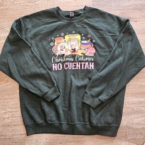 Christmas Green Crewneck Sweater